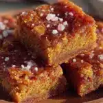 chewy gluten-free browned butter blondies - featured image