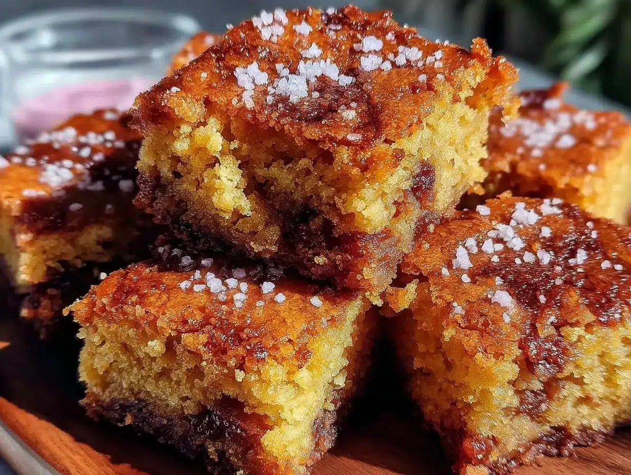 chewy gluten-free browned butter blondies preparation steps
