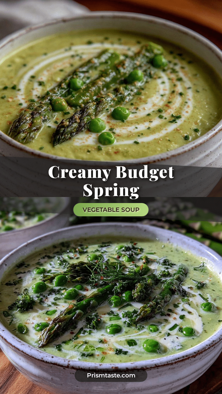 creamy budget spring vegetable soup recipe