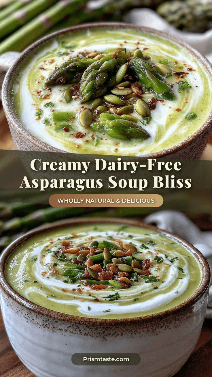 creamy dairy-free asparagus soup recipe