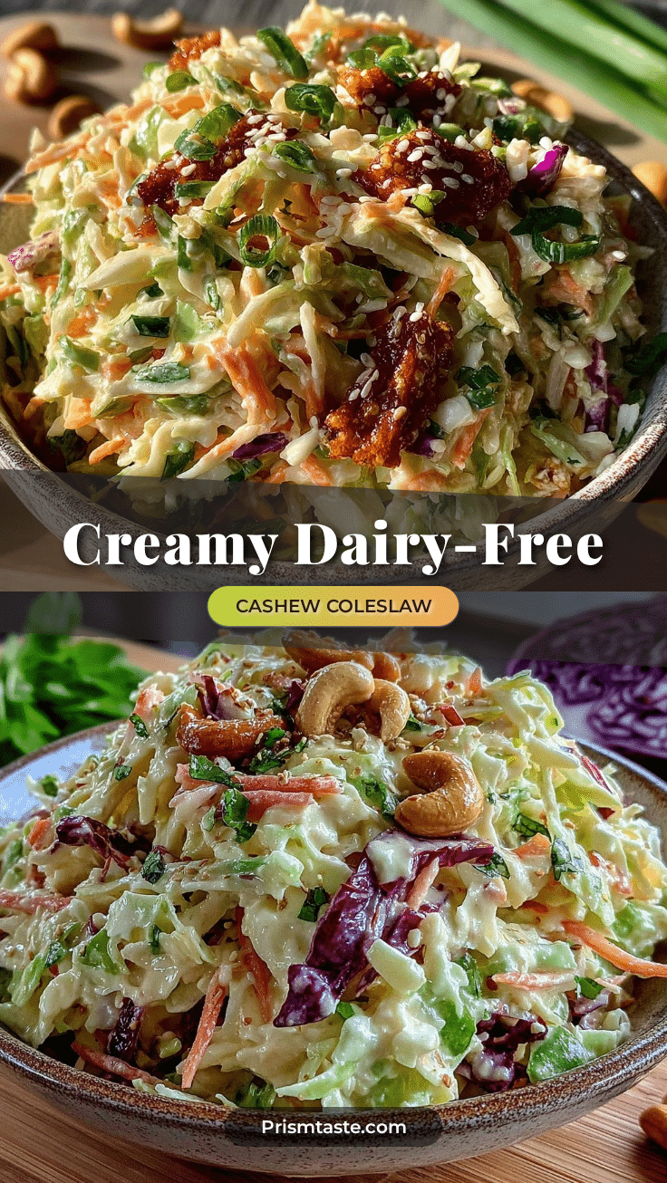 creamy dairy-free coleslaw recipe