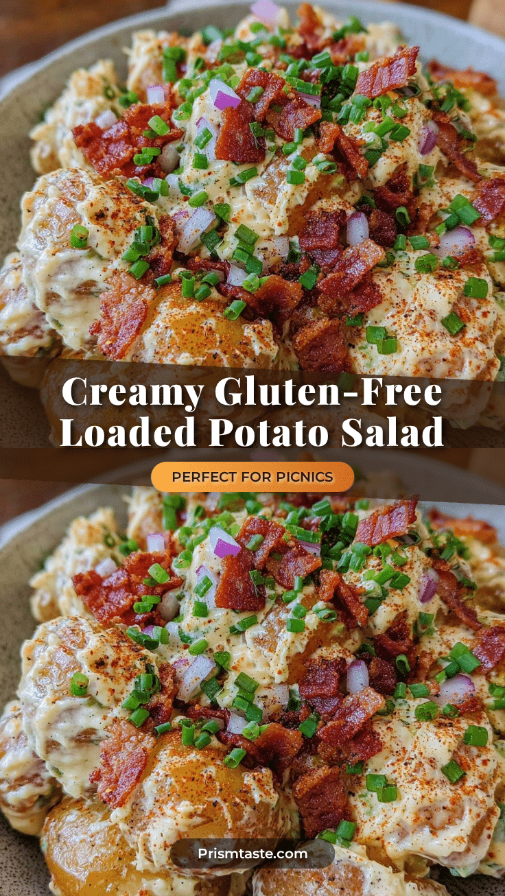 creamy gluten-free loaded potato salad recipe