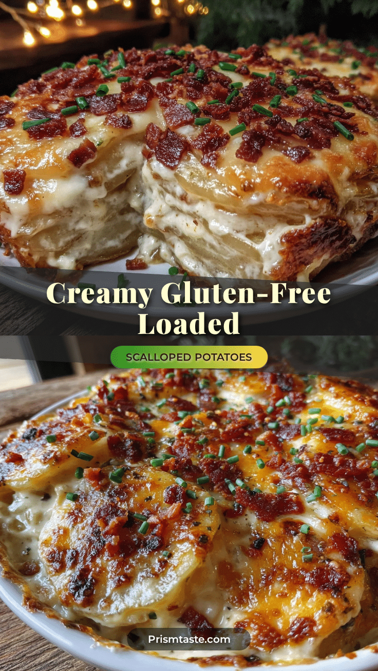 creamy gluten-free loaded scalloped potatoes with gruyere recipe
