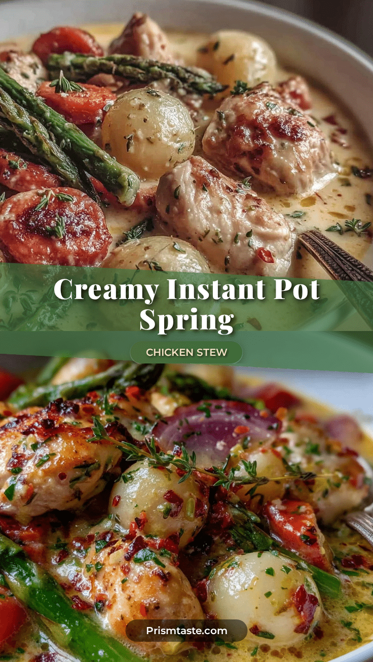 creamy instant pot spring chicken stew recipe