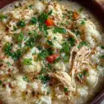 creamy keto chicken soup - featured image