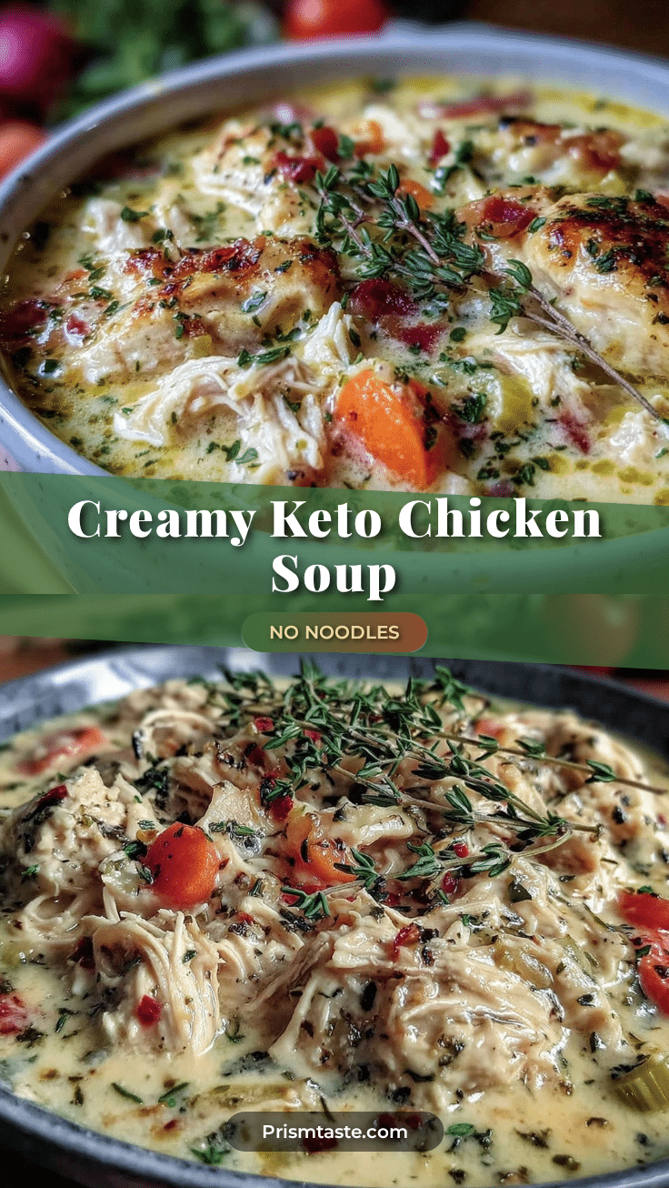 creamy keto chicken soup recipe
