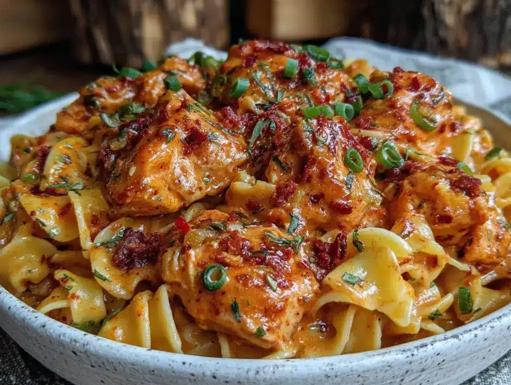 creamy one-pot cajun chicken pasta - featured image
