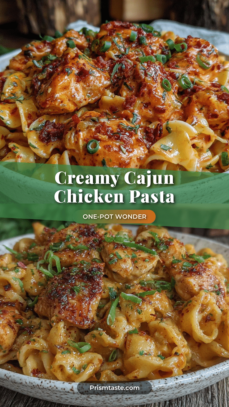 creamy one-pot cajun chicken pasta recipe
