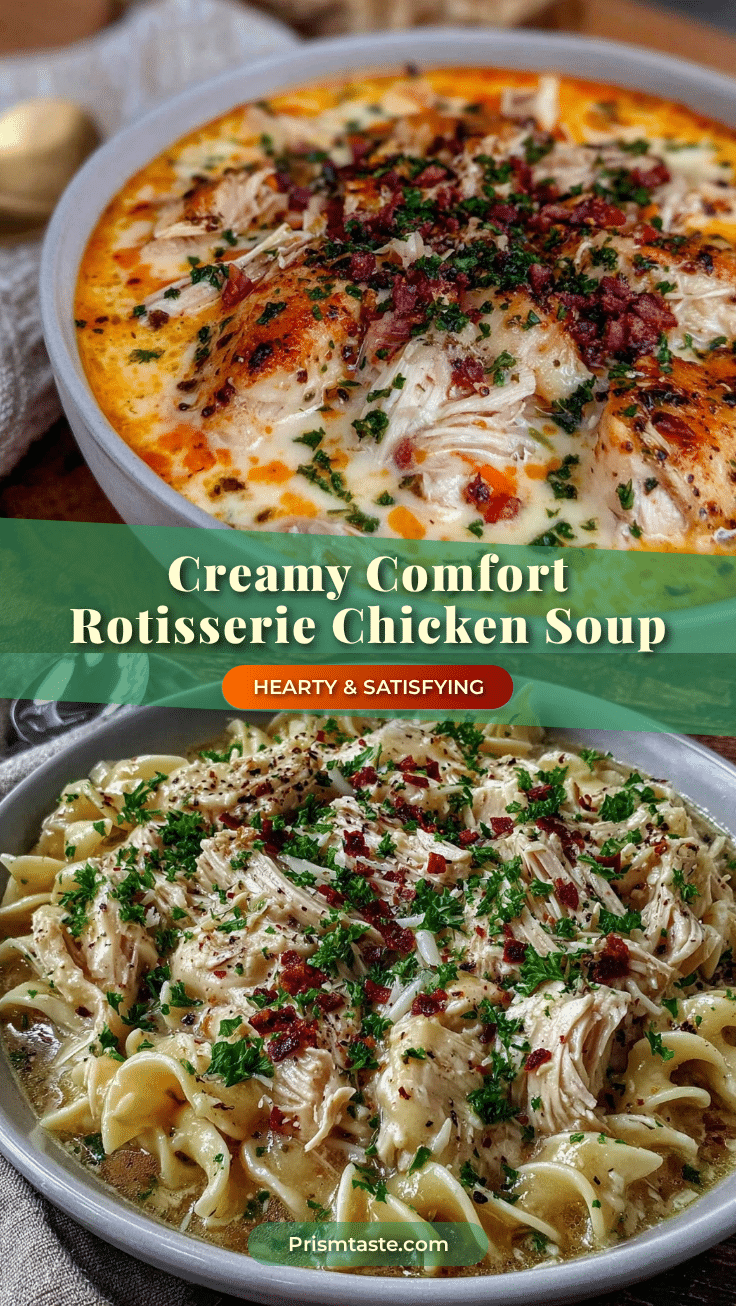 creamy rotisserie chicken soup recipe