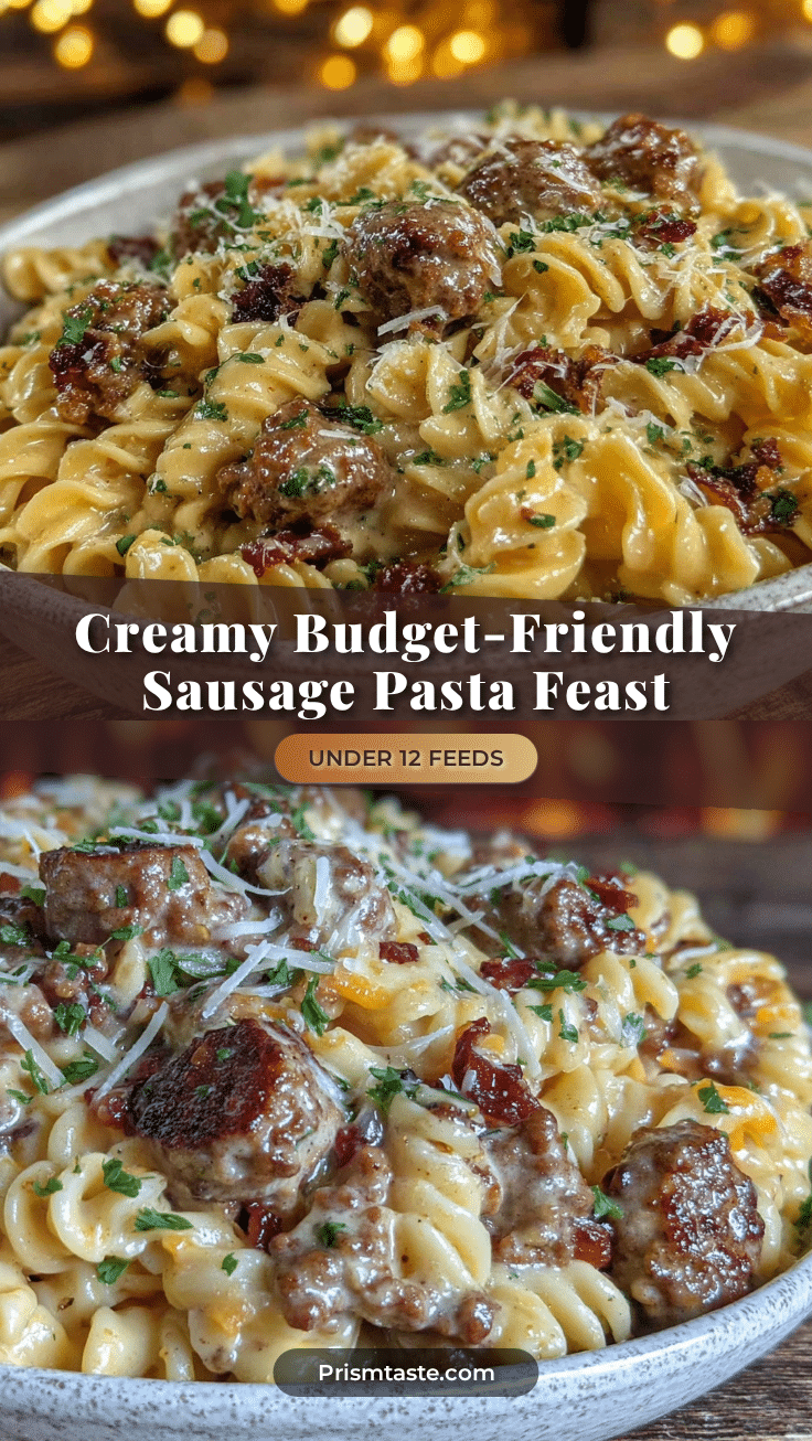 creamy sausage pasta recipe