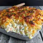 creamy tuna noodle casserole - featured image