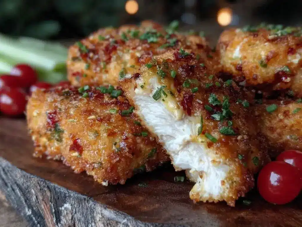 crispy air fryer chicken tenders - featured image