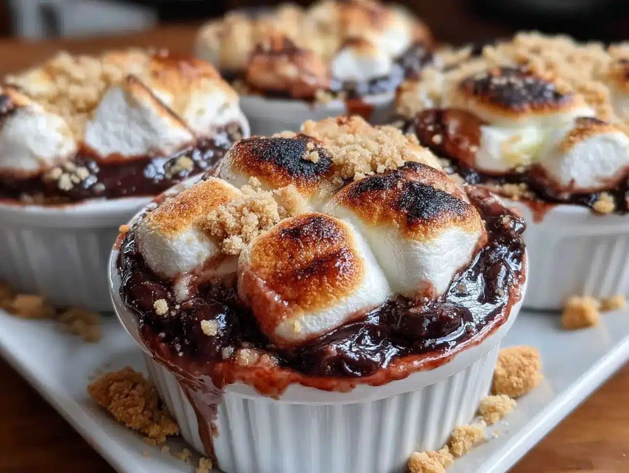 crispy air fryer loaded s’mores dip preparation steps