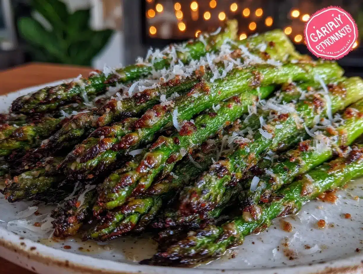 crispy air fryer parmesan asparagus preparation steps