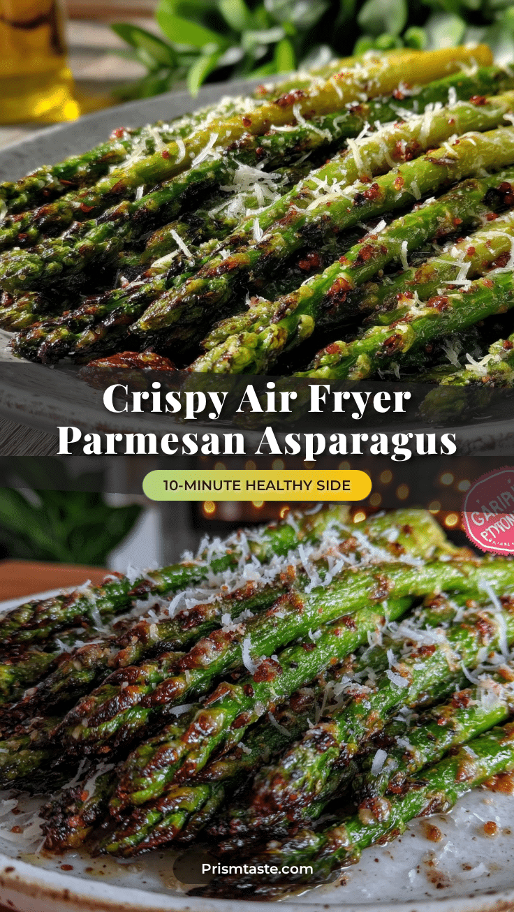 crispy air fryer parmesan asparagus recipe