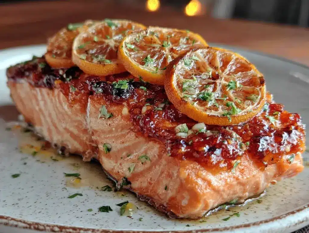 crispy air fryer salmon - featured image
