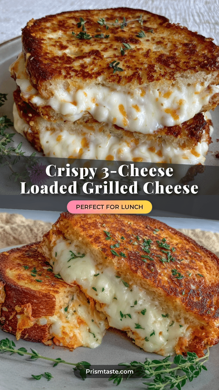 crispy loaded grilled cheese recipe