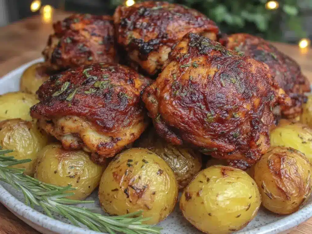 crispy sheet pan ranch chicken - featured image