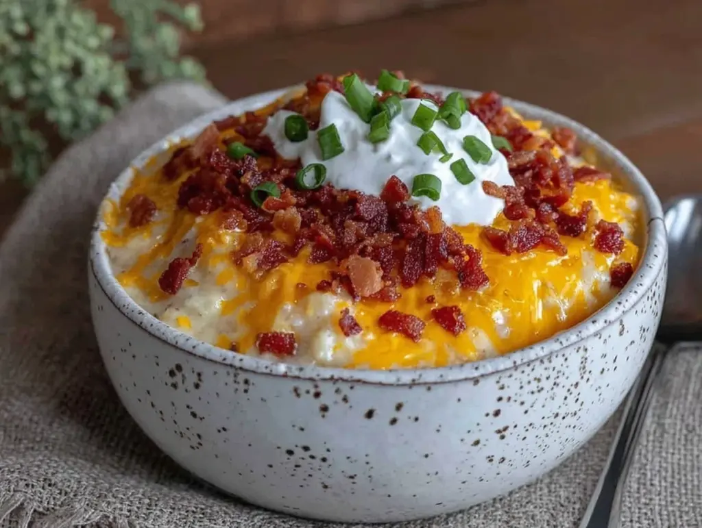 crockpot loaded potato soup - featured image
