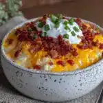 crockpot loaded potato soup - featured image