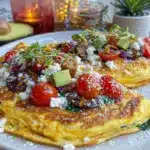 easy elegant loaded omelet bar - featured image