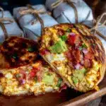 easy loaded breakfast burritos - featured image