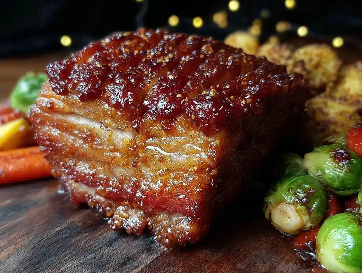 easy sheet pan glazed ham preparation steps