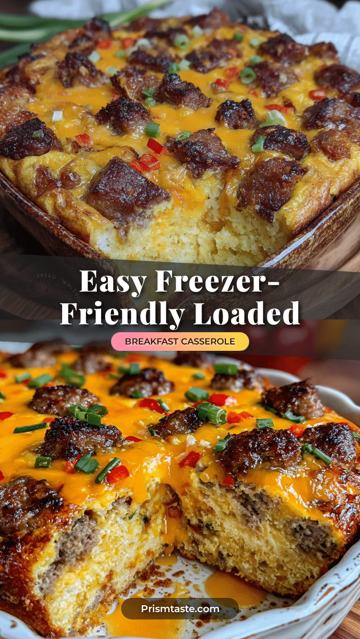 freezer-friendly loaded breakfast casserole recipe
