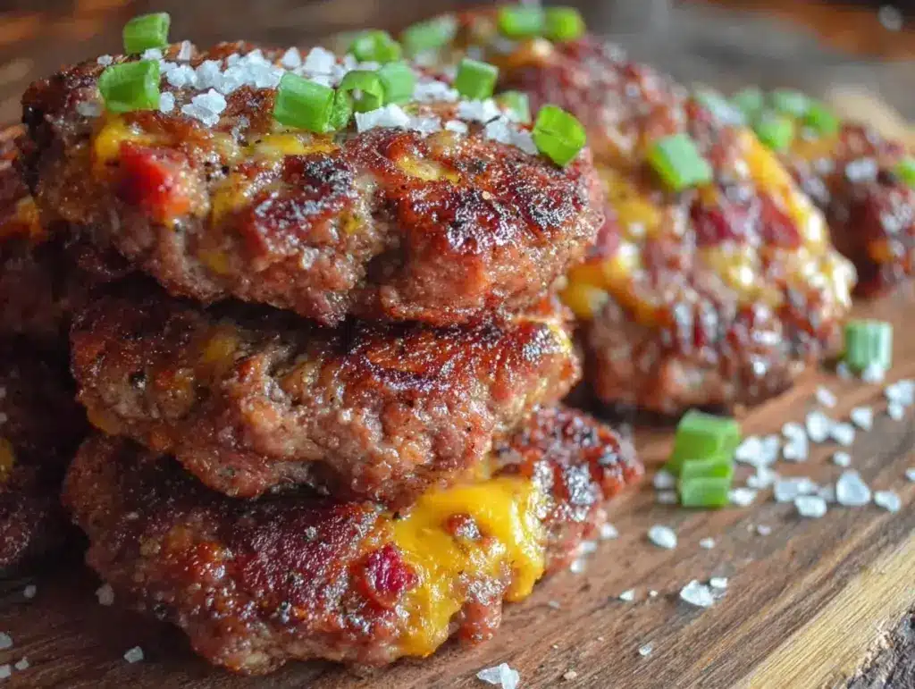 freezer-friendly loaded burger patties - featured image