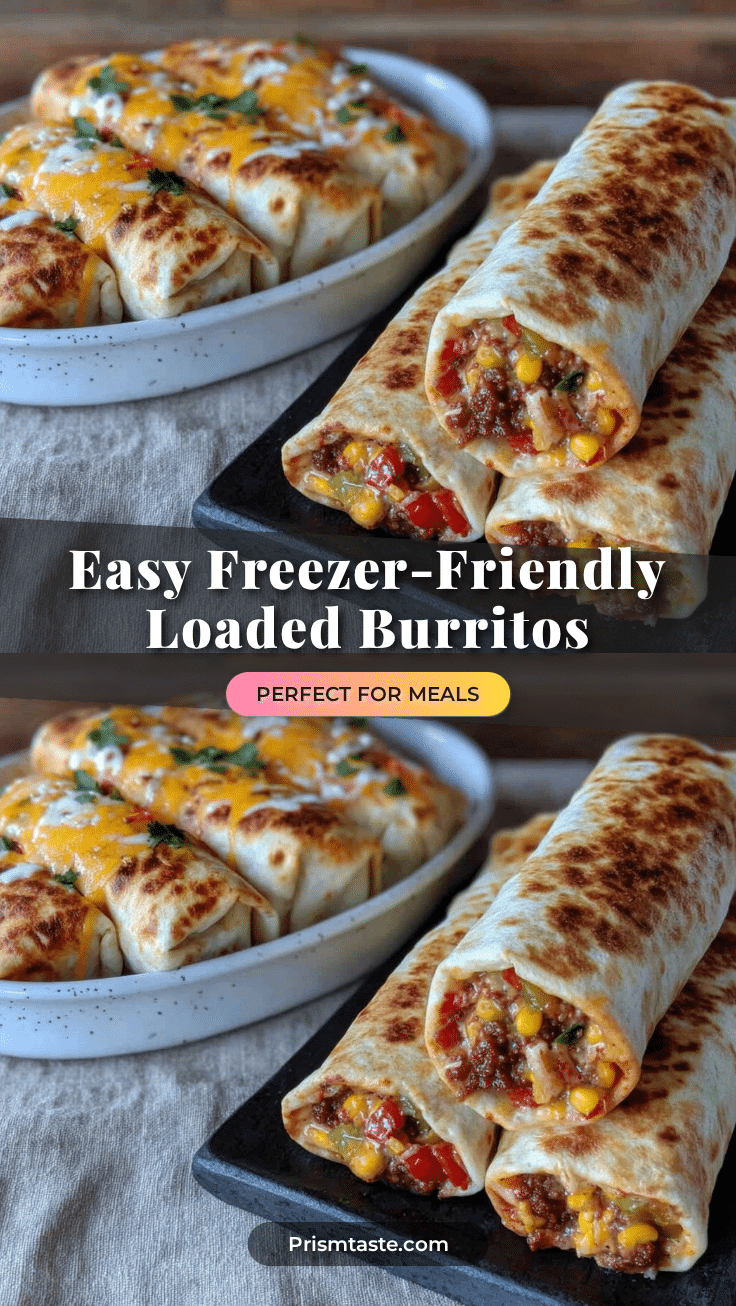 freezer-friendly loaded burritos recipe