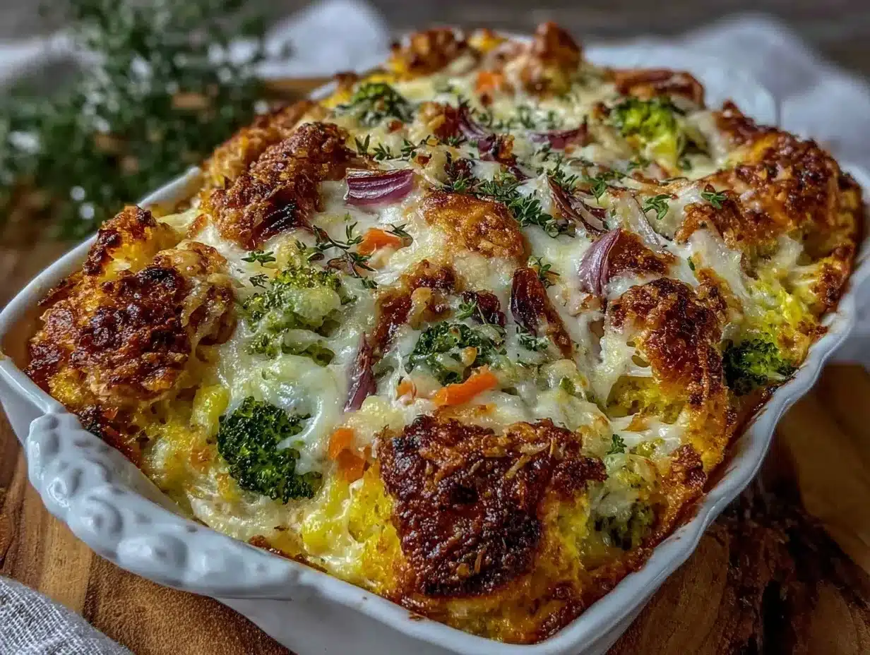 gluten-free loaded chicken casserole preparation steps