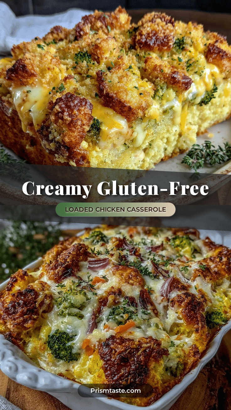gluten-free loaded chicken casserole recipe