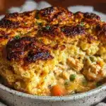 gluten-free loaded chicken pot pie - featured image