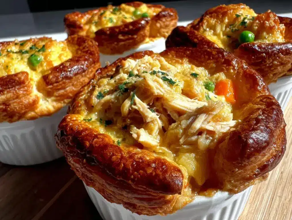 individual loaded chicken pot pies - featured image