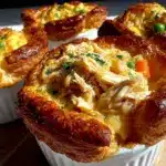 individual loaded chicken pot pies - featured image