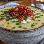 instant pot creamy loaded potato soup - featured image