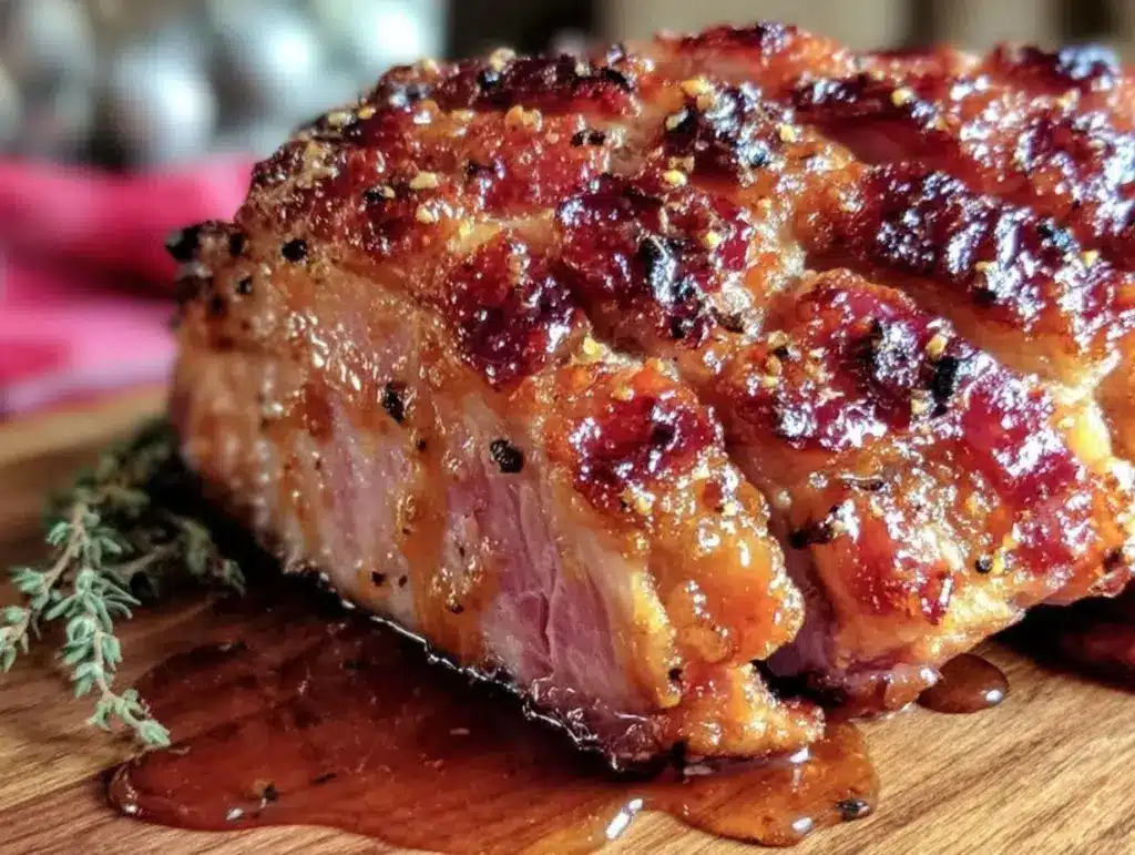 Instant Pot glazed ham - featured image