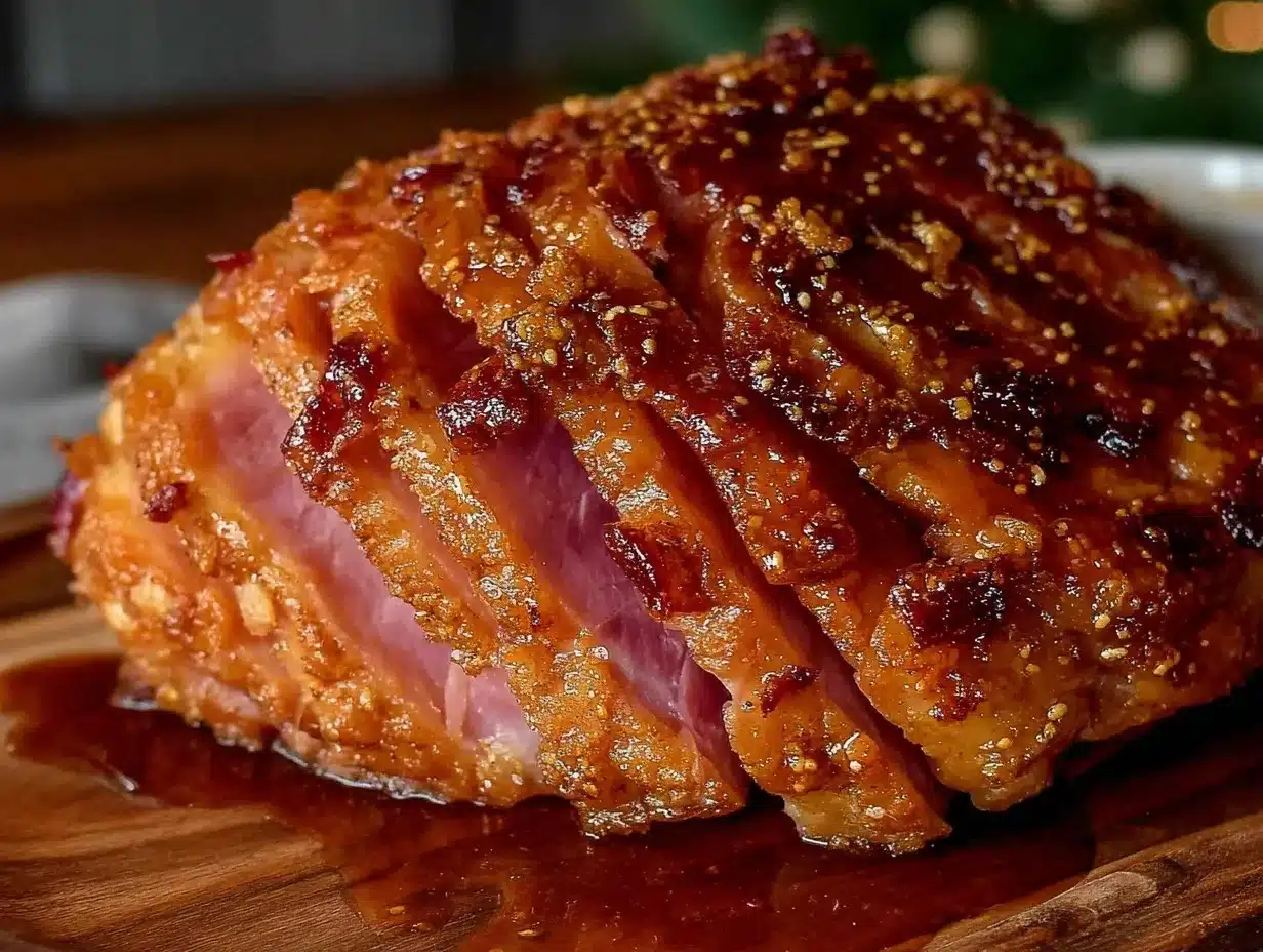 Instant Pot glazed ham preparation steps