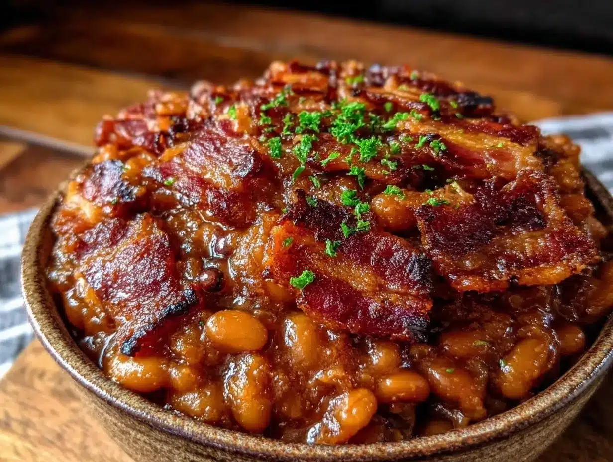 instant pot loaded baked beans preparation steps