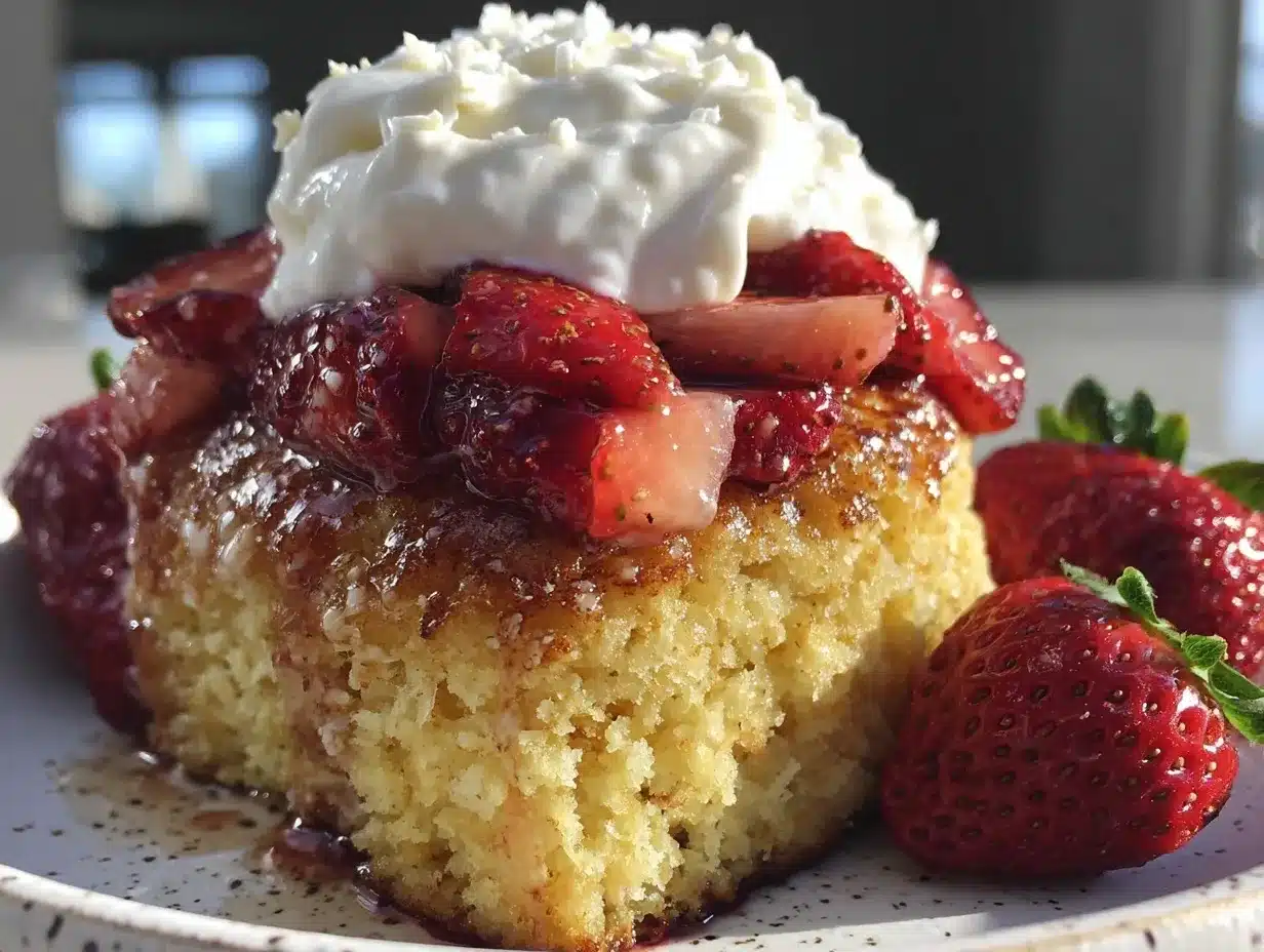 keto browned butter strawberry shortcake preparation steps