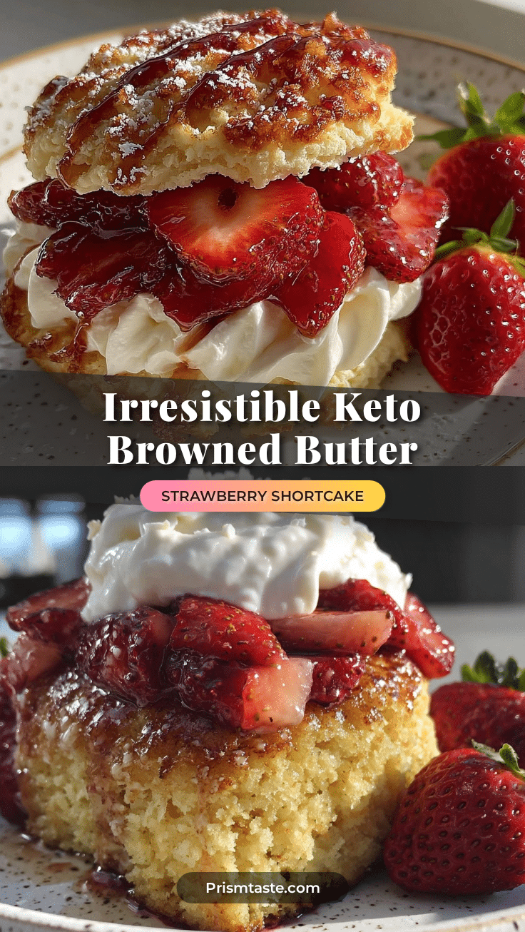 keto browned butter strawberry shortcake recipe