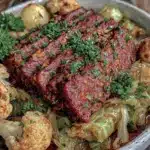 keto corned beef and cabbage recipe - featured image