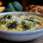 keto loaded broccoli cheese soup - featured image