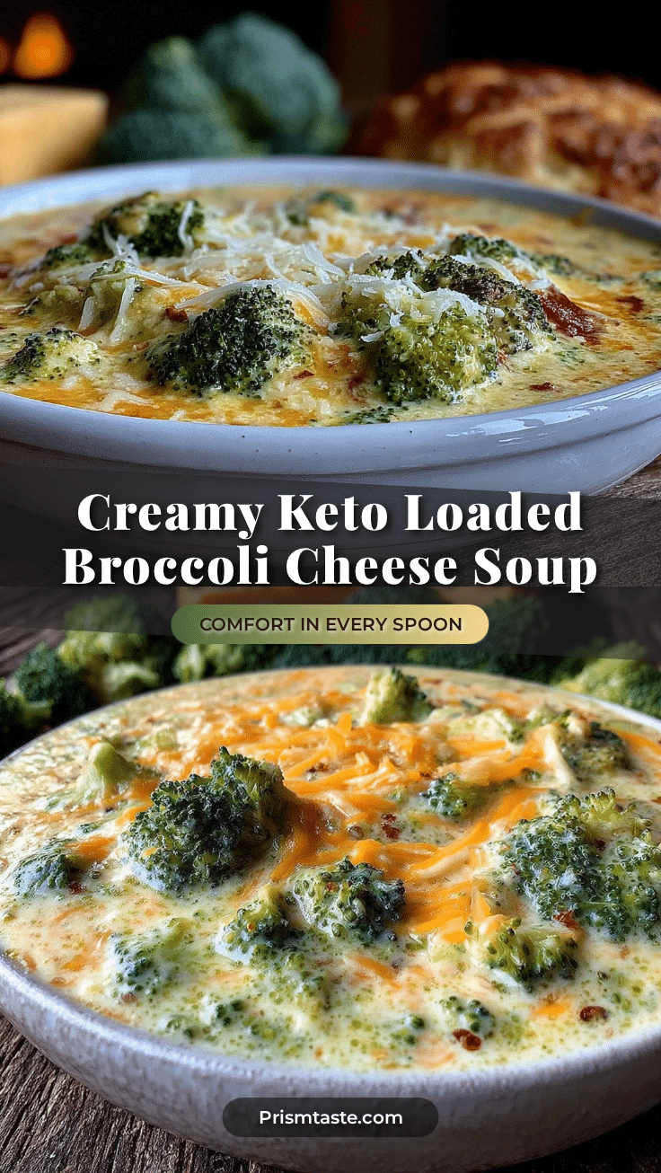 keto loaded broccoli cheese soup recipe