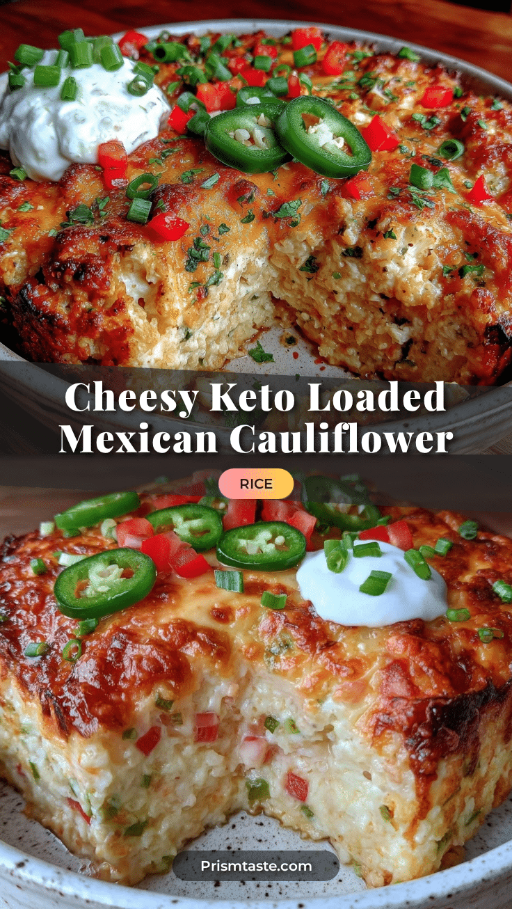 keto loaded mexican cauliflower rice casserole recipe