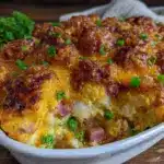 leftover ham casserole - featured image