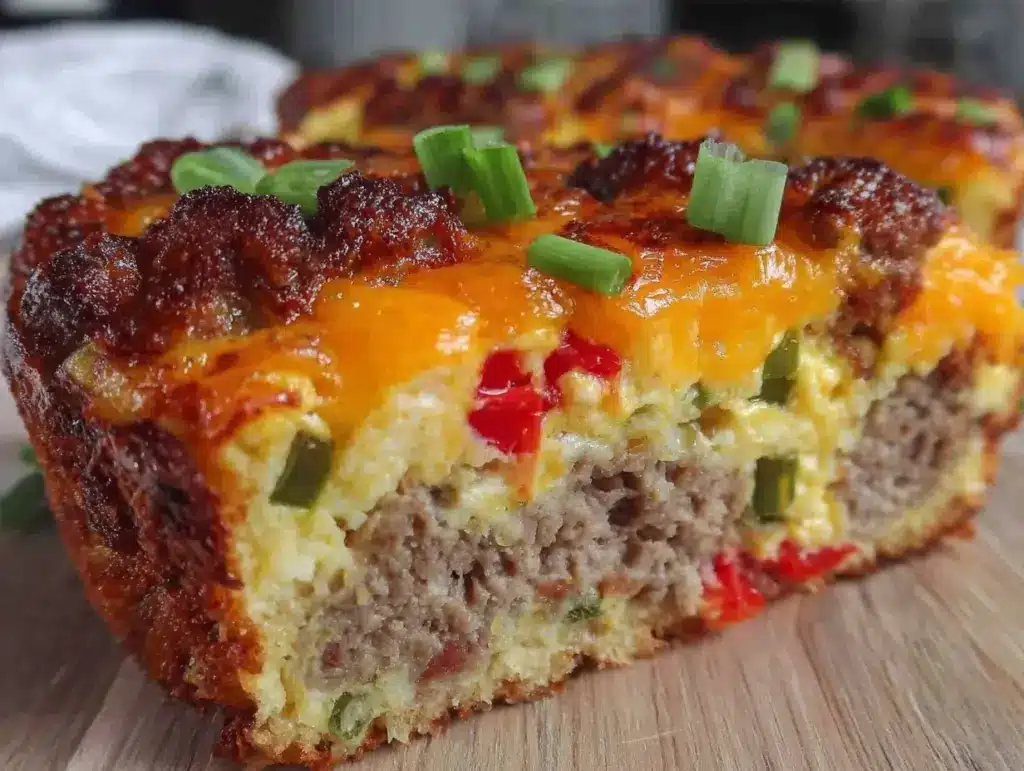 loaded breakfast casserole - featured image