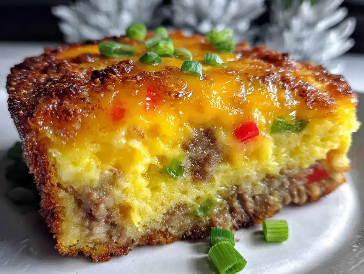 loaded breakfast casserole preparation steps