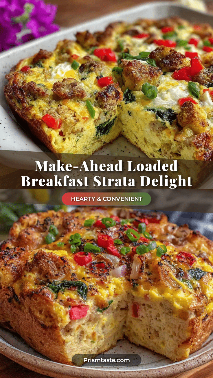 loaded breakfast strata recipe