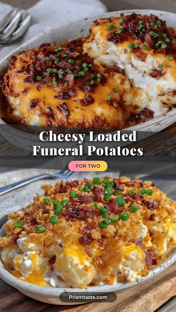 loaded funeral potatoes for two recipe